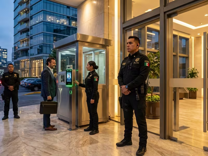 Personal de seguridad capacitado para condominios