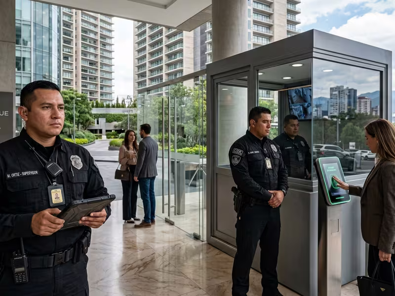 Personal de seguridad capacitado para condominios
