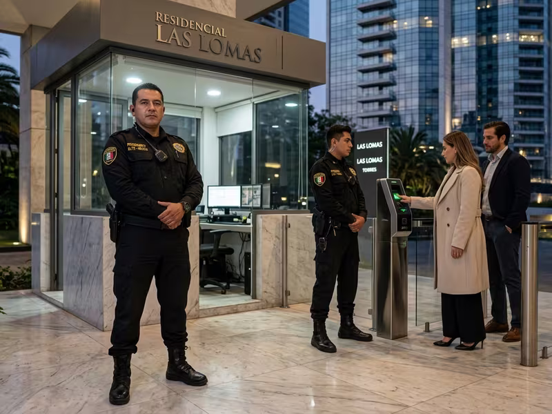 Personal de seguridad capacitado para condominios